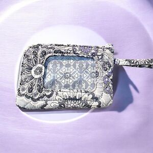 Vera Bradley Tranquil Medallion Wristlet ID Case